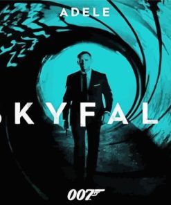 Skyfall Movie Poster Diamond Painting