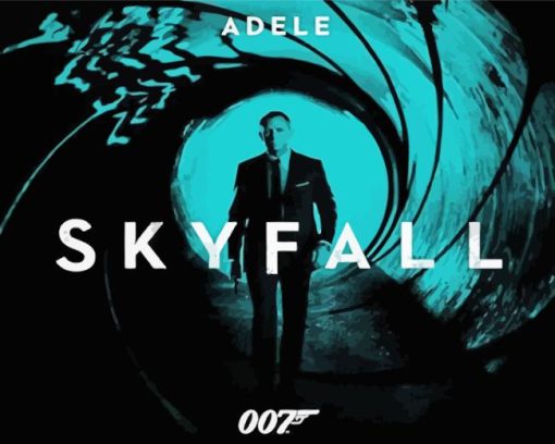 Skyfall Movie Poster Diamond Painting