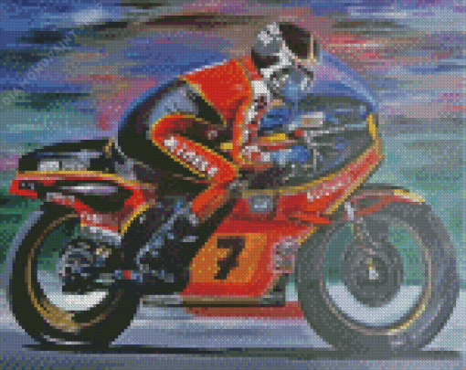 Barry Sheene Diamond Painting