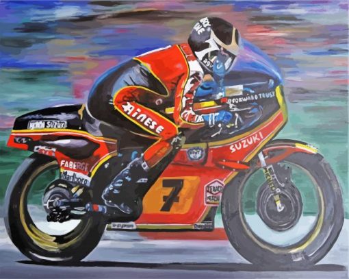 Barry Sheene Diamond Painting