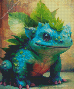 Pokemon Ivysaur Diamond Painting