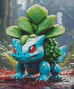 Cute Ivysaur Pokemon Diamond Painting art