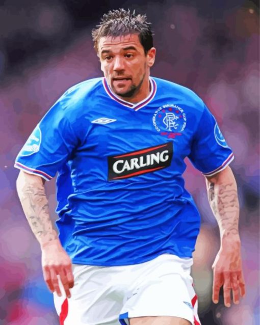 Nacho Novo Footballer Diamond Painting