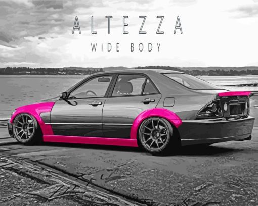 Monochrome Altezza Widebody Diamond Painting