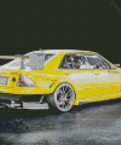 Yellow Altezza Widebody Diamond Painting