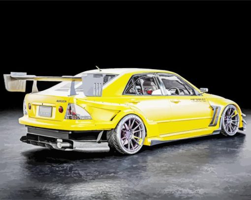 Yellow Altezza Widebody Diamond Painting