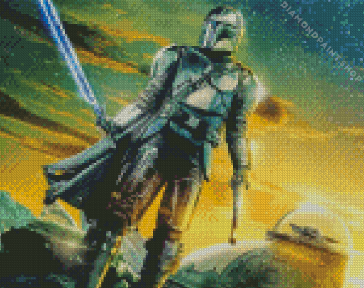 Mandalorian Art Diamond Painting art