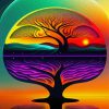 Aesthetic Tree Of Life Diamond Painting art