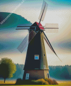 Abstract Windmill Diamond Painting