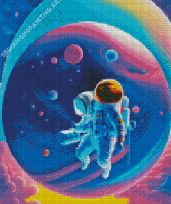 Astronaut Space Diamond Painting
