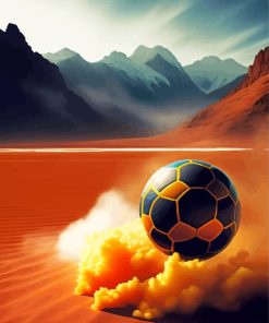 Desert Football Diamond Painting