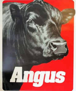 Angus Cow Poster Diamond Painting