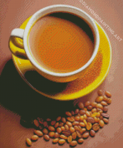 Autumn Coffee Cup Diamond Painting