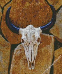 Cow Skull Head Diamond Painting