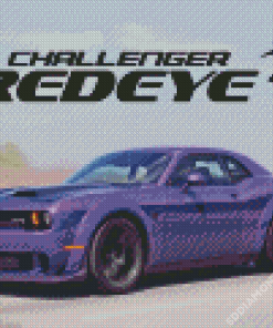 Dodge Challenger Hellcat Redeye Diamond Painting