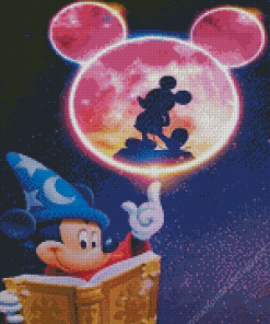 Fantasia Mickey Mouse Moon Diamond Painting