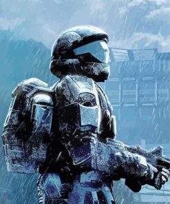 Halo 3 Odst Character Diamond Painting