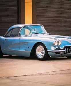 58 Chevrolet Corvette Diamond Painting