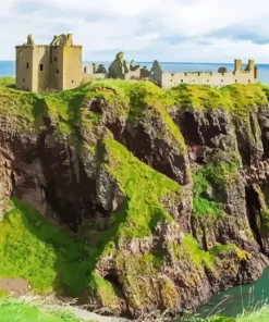 Aberdeen Dunnottar Castle Diamond Painting