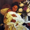 Black Woman And Child Art Diamond Painting