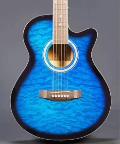 Blue Guitar Diamond Painting