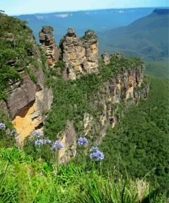 Blue Mountains In Australia Diamond Painting