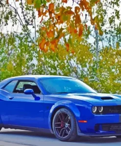 Blue Charger Daytona 392 Diamond Painting