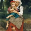 Breton Brother And Sister Diamond Painting