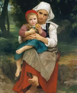 Breton Brother And Sister Diamond Painting