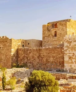 Byblos Citadel Castle Diamond Painting