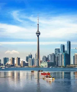 CN Tower Toronto Canada Diamond Painting