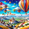 Cappadocia Colorful Air Balloons Diamond Painting