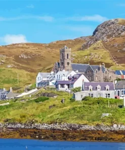 Castlebay Barra Scotland Diamond Painting