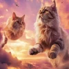 Cats In The Sky Diamond Painting
