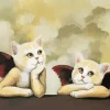 Cherub Cats Diamond Painting