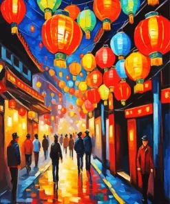 China Town Art Diamond Painting