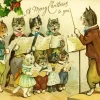 Christmas Cats Choir Diamond Painting