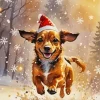 Christmas Chiweenie Diamond Painting