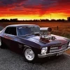 Classic Holden Hq Kingswood At Sunset Diamond Painting