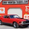 Classic Red 1970 Ford Mustang Diamond Painting