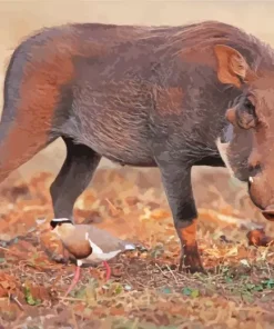 Common Warthog Diamond Painting