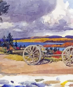 Corner Of Petawawa Camp C W Jefferys Diamond Painting