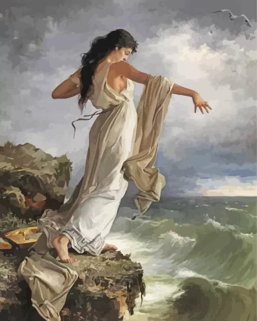 Death of Sappho by Miguel Carbonell Selva Diamond Paints Death Of Sappho By Miguel Selva Diamond Painting