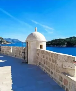 Dubrovnik City Walls Diamond Painting