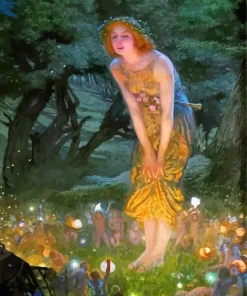 Edward Robert Hughes Midsummer Eve Diamond Painting