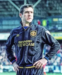 Eric Cantona Black Jersey Diamond Painting