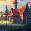 Fantasy Cabin Diamond Painting