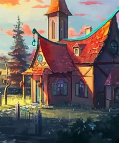 Fantasy Cabin Diamond Painting