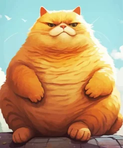 Fat Giant Cat Diamond Painting
