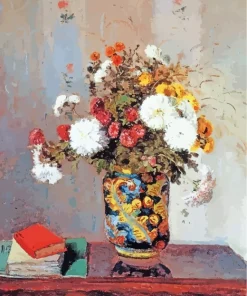 Flowers In Vase Camille Pissaro Diamond Painting